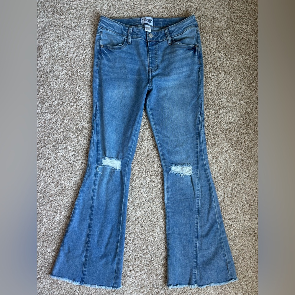 Women's Blue Flared Jeans